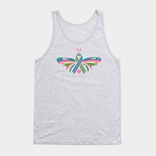 Metastatic Breast Cancer Butterfly Tank Top